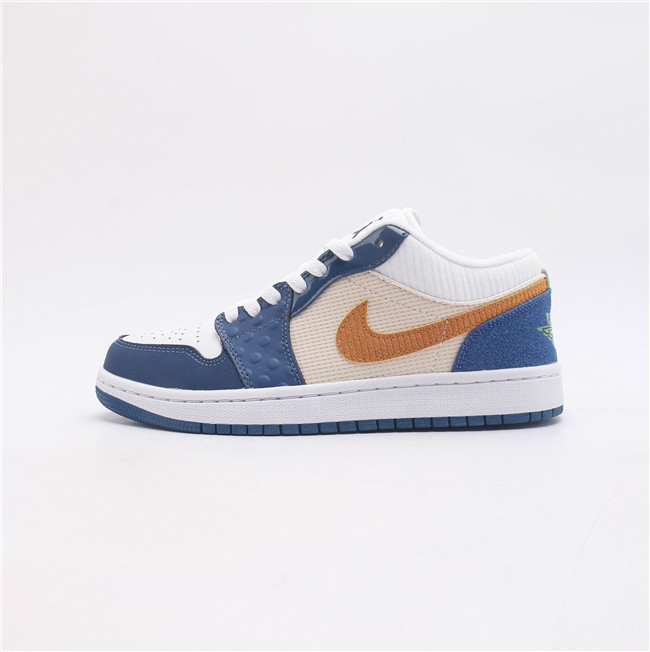 Women's Running Weapon Air Jordan 1 Blue/White Shoes 0316 Women's Running Weapon Air Jordan 1 Blue/White Shoes 0316